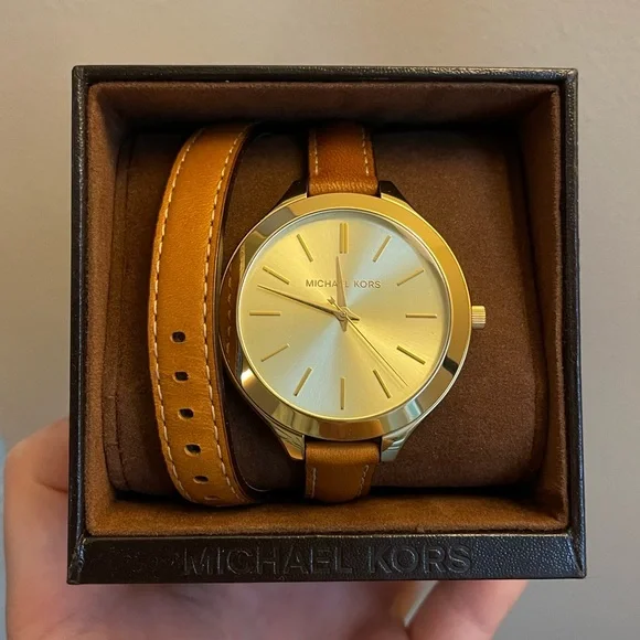 Michael kors wrap store around watch